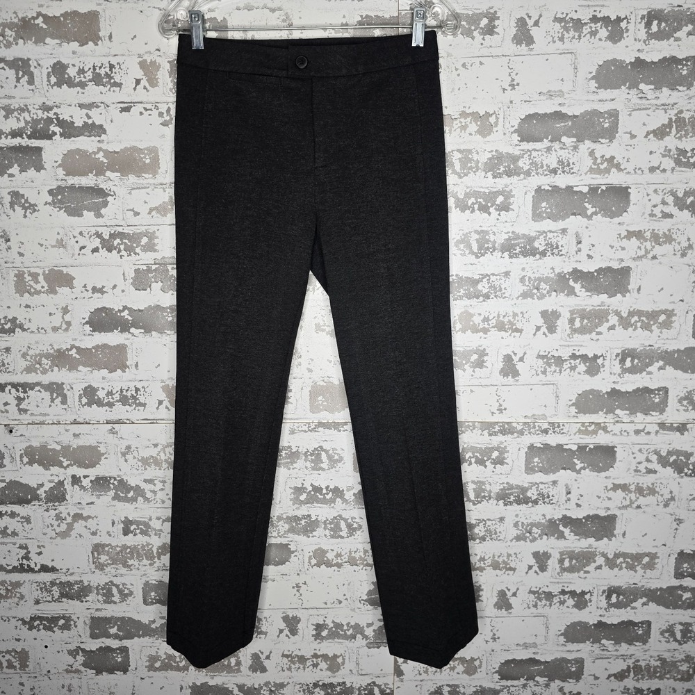 NYDJ Pants Women Size 0P Gray Trouser Ponte Bootcut Ankle Career Casual Workwear